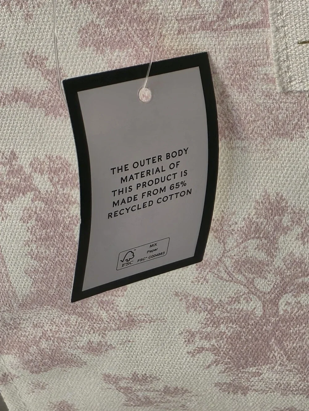 HARRODS Small Toile Shopper Bag NWT